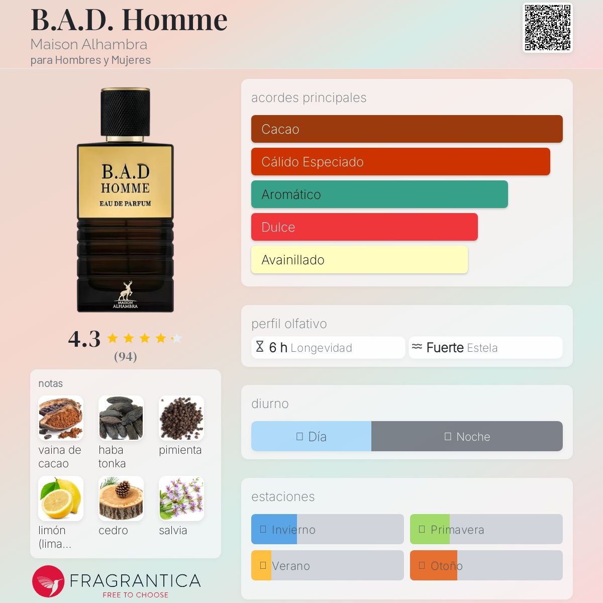 B.A.D. Homme Maison Alhambra 100ml - Image 2
