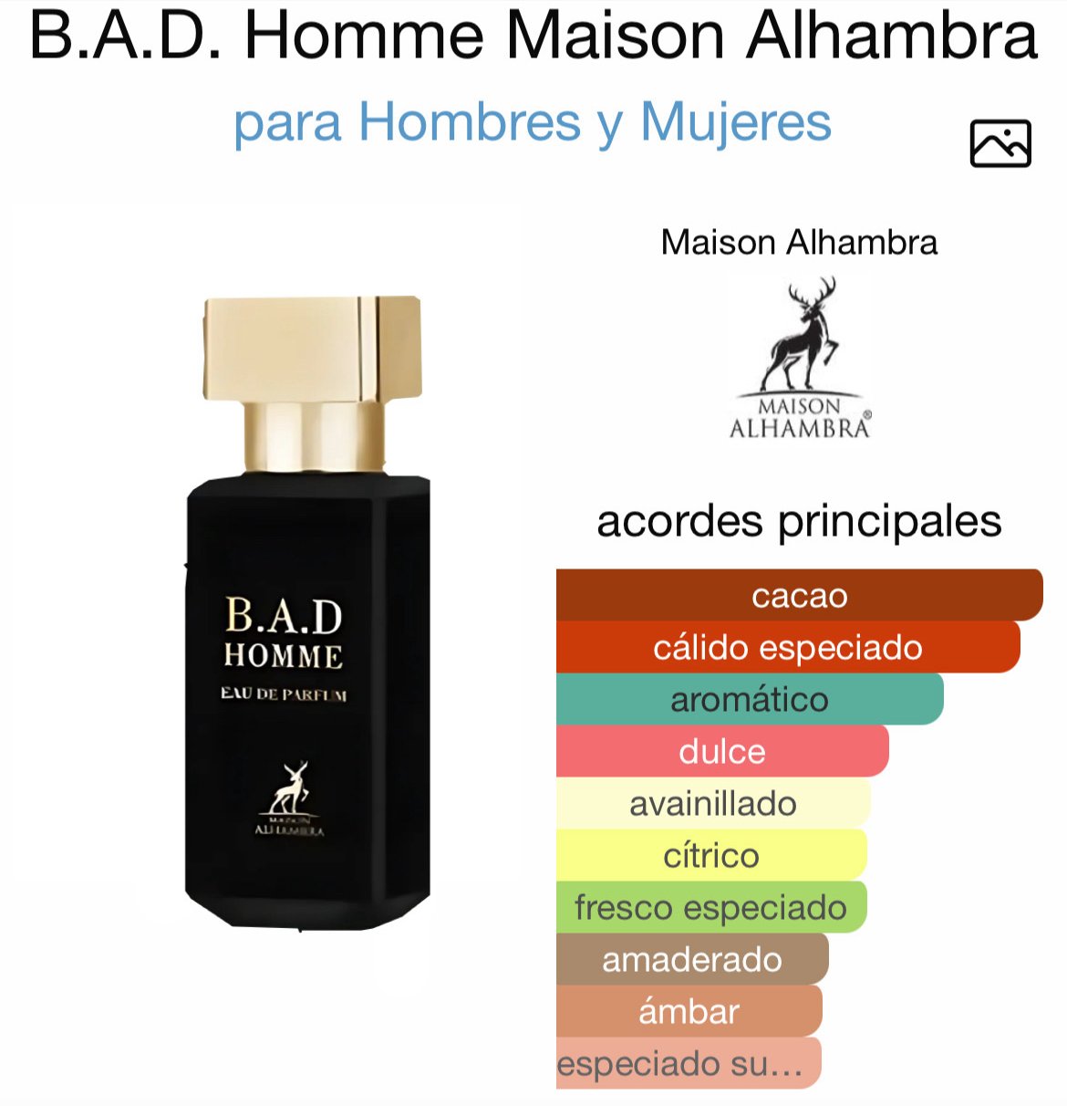 B. A.D. Homme – Maison Alhambra 30ML - Image 4