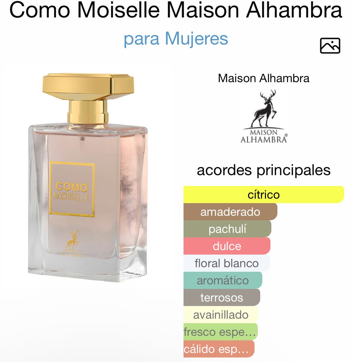 Como Moiselle – Maison Alhambra 100ML - Image 4